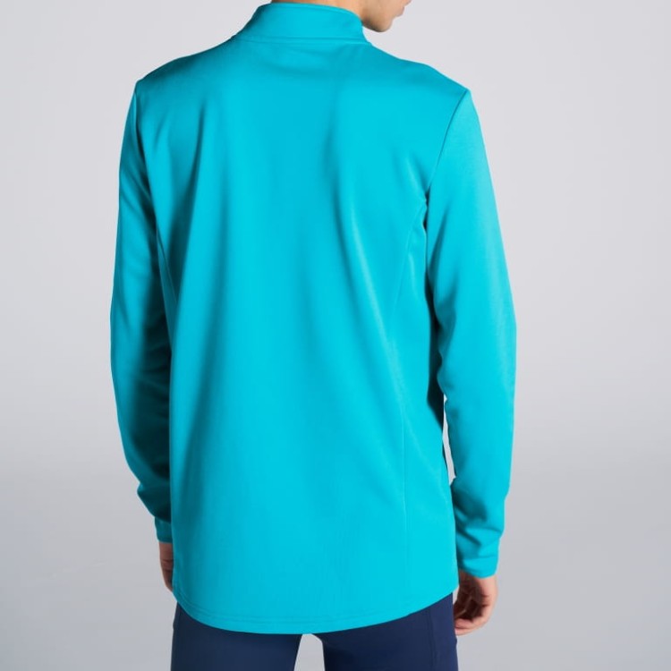 Bluza do biegania RUNNING NIGHT turkus - męska 2.jpg