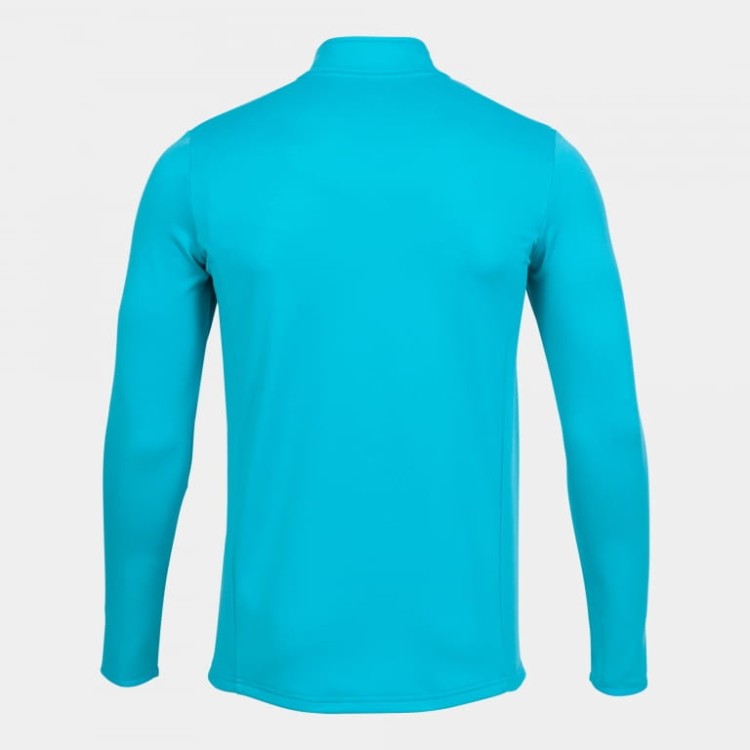 Bluza do biegania RUNNING NIGHT turkus - męska 4.jpg