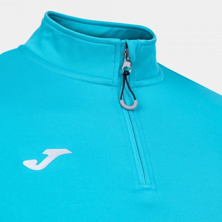 Bluza do biegania RUNNING NIGHT turkus - męska 5.jpg